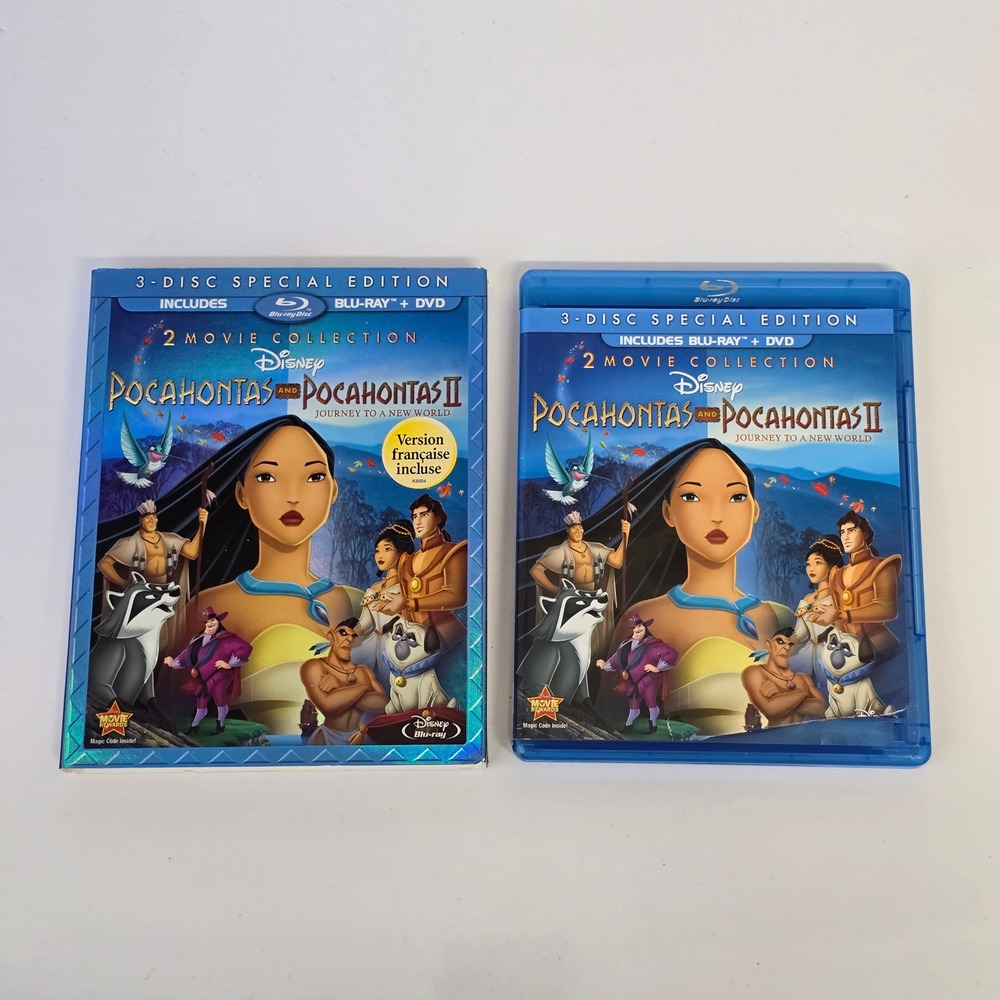 Pocahontas 2 Movie Collection Blu-ray Special Edition [Missing‎ Disc 2 & 3]